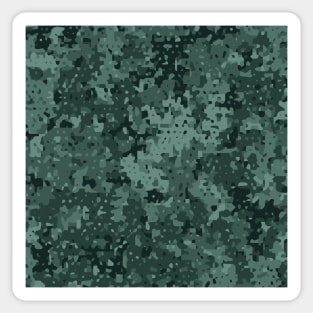 Green Micro Camo (Camouflage) Pattern Sticker